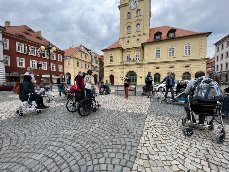 start před radnicí